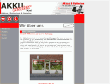 Tablet Screenshot of akku-nord.de